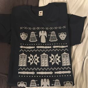 NEW! Dr. Who Christmas Sweater T-shirt